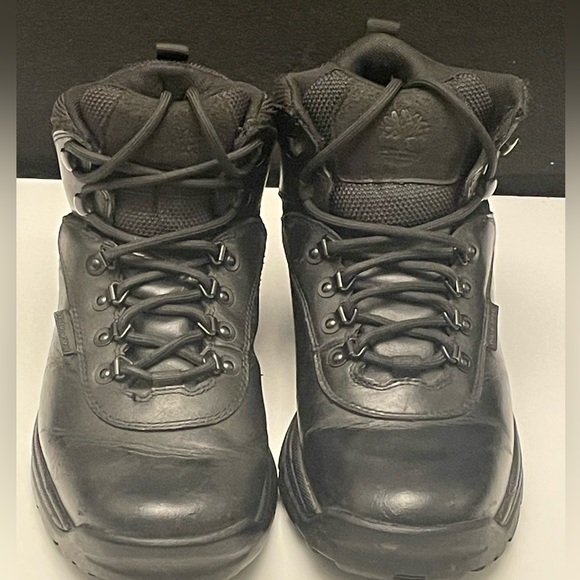 Timberland Men’s White Ledge Waterproof Mid Hiking Boot Black, Full Grain Size 8 - Picture 2 of 14
